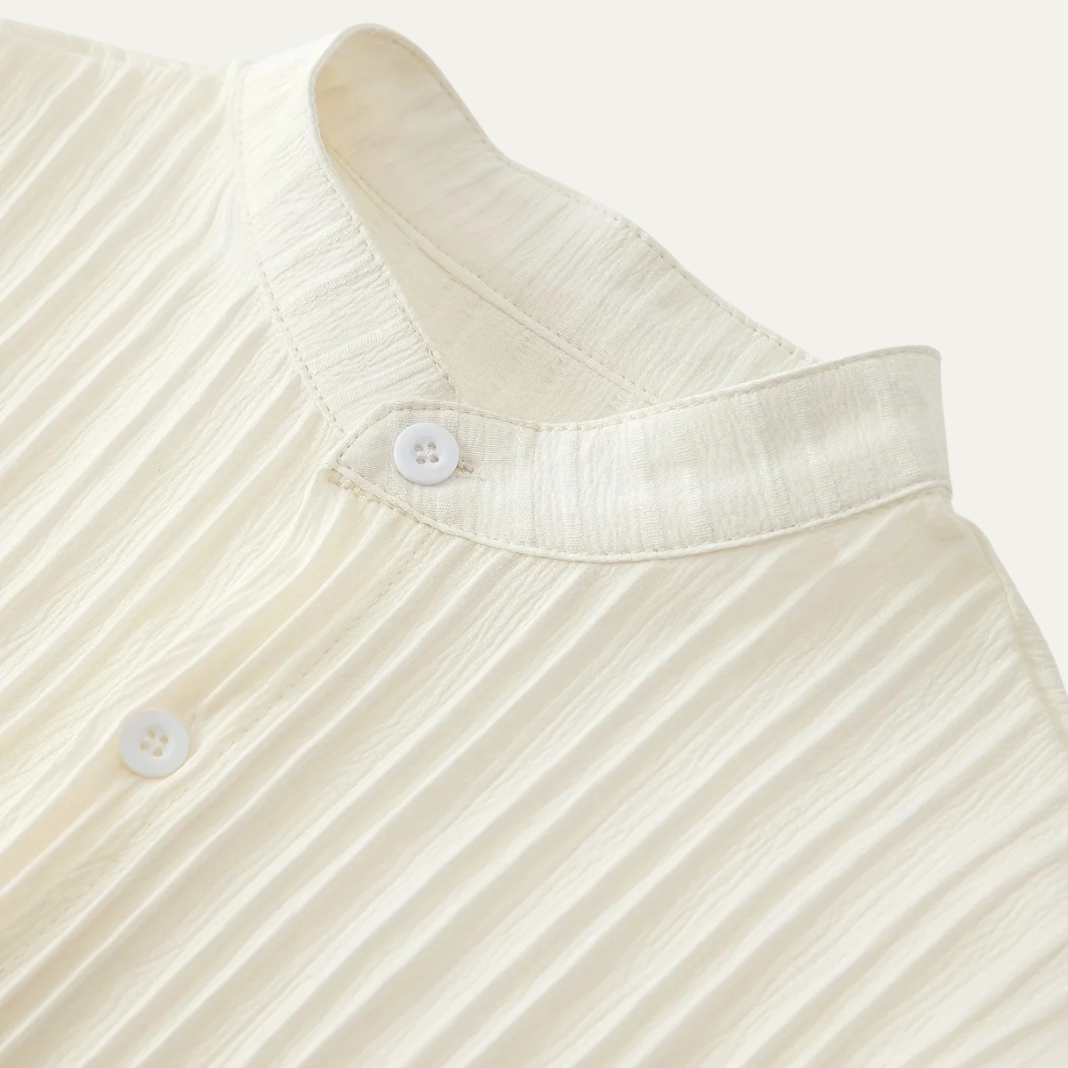 Herr set med kortärmad skjorta med ståkrage och knäppning samt byxor med elastisk midja-sets for Men-Fjallbarn
