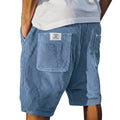 Herr shorts med ribbad yta och utanpåliggande bakfickor-Shorts for men-Fjallbarn