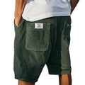 Herr shorts med ribbad yta och utanpåliggande bakfickor-Shorts for men-Fjallbarn