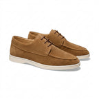 Herr snörskor med moc-toe-söm och kontrasterande sula-Footwear for men-Fjallbarn