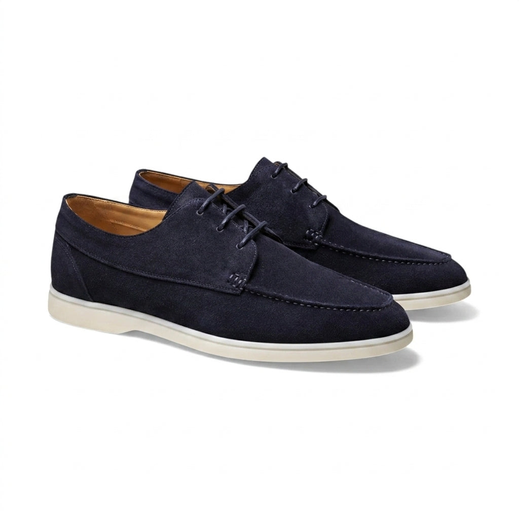 Herr snörskor med moc-toe-söm och kontrasterande sula-Footwear for men-Fjallbarn