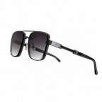 Herr solglasögon med kantiga linser och dubbel bro-Glasses for men-Fjallbarn