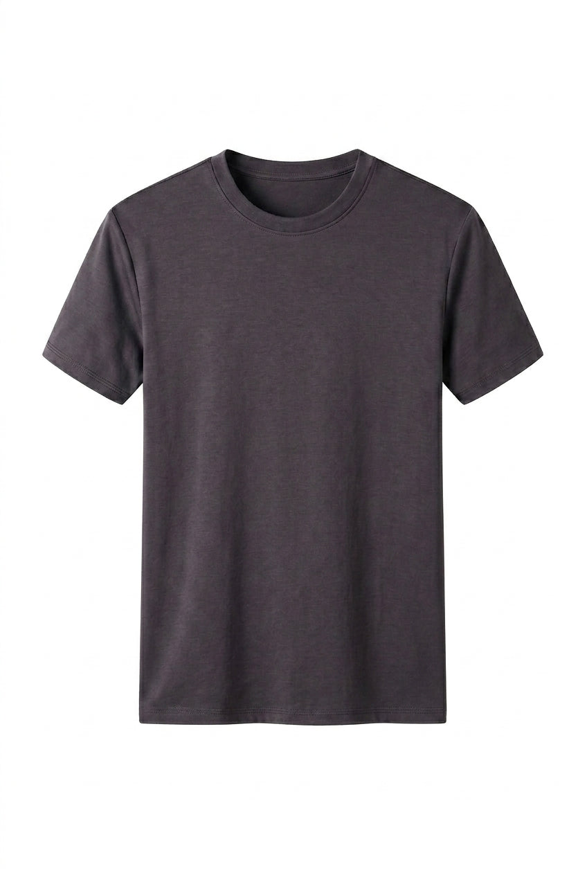 Herr T-shirt med rund hals och korta ärmar-T-shirt for men-Fjallbarn
