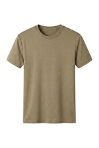 Herr T-shirt med rund hals och korta ärmar-T-shirt for men-Fjallbarn