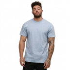 Herr T-shirt med rund hals och korta ärmar i texturerat material-T-shirt for men-Fjallbarn