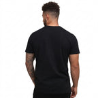 Herr T-shirt med rund hals och korta ärmar i texturerat material-T-shirt for men-Fjallbarn