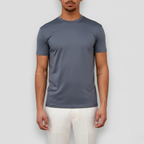 Herr t-shirt med rund halsringning och korta ärmar-T-shirt for men-Fjallbarn