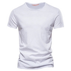 Herr t-shirt med rund halsringning och texturerat tyg-T-shirt for men-Fjallbarn