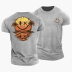 Herr-T-shirt med smiley och palmer-T-Shirts & Polos for men-Fjallbarn