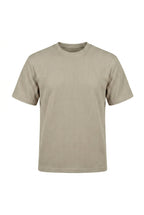 Herr t-shirt med våfflad textur och rund halsringning-Tops for men-Fjallbarn