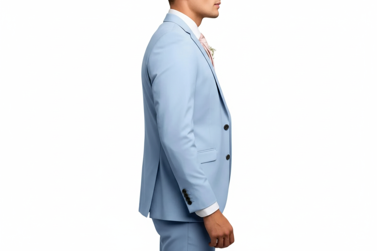 Herr tredelat kostymset med kavaj, väst och byxor-suits for men-Fjallbarn