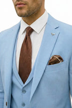 Herr tredelat kostymset med kavaj, väst och byxor-Sets for Men-Fjallbarn