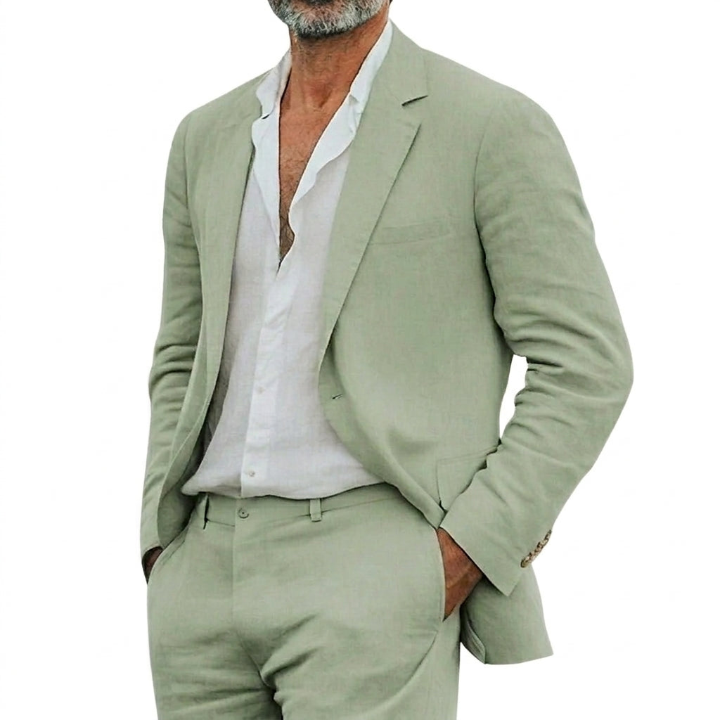 Herr tvådelad kostym med kavaj och byxor-Sets for Men-Fjallbarn