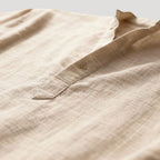 Herrar skjorta med knappslå och ståkrage-Shirts for men-Fjallbarn