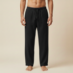 Herrbyxor med dragsko och raka ben-Pant for Men-Fjallbarn