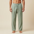 Herrbyxor med dragsko och raka ben-Pant for Men-Fjallbarn