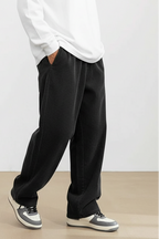 Herrbyxor med elastisk midja och rak passform-Pant for Men-Fjallbarn