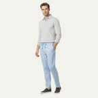 Herrbyxor med rak passform och dragsko i midjan-Pant for Men-Fjallbarn
