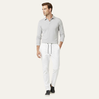 Herrbyxor med rak passform och dragsko i midjan-Pant for Men-Fjallbarn