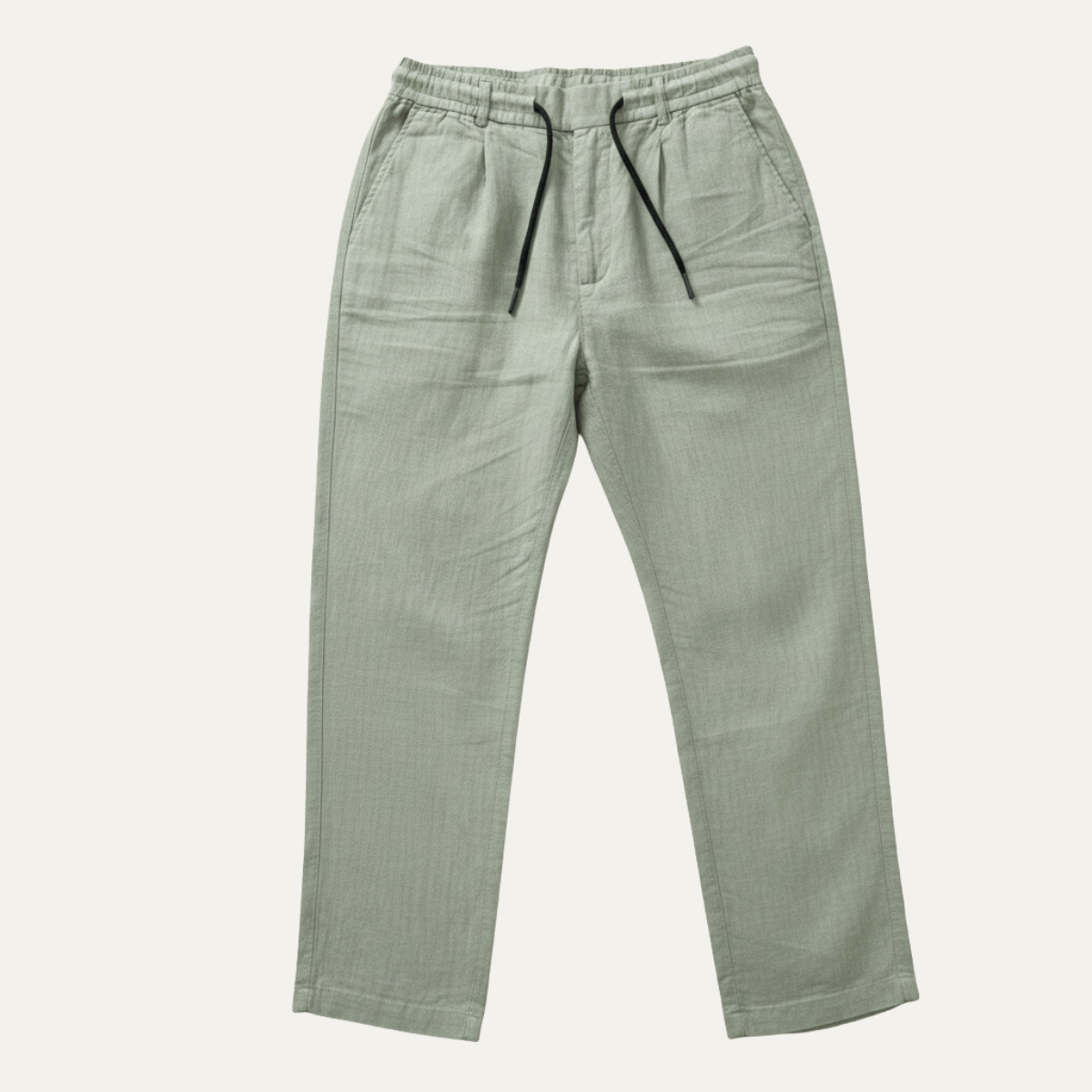 Herrbyxor med rak passform och dragsko i midjan-Pant for Men-Fjallbarn