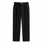 Herrbyxor med raka ben och frontveck samt knappstängning-Pant for Men-Fjallbarn