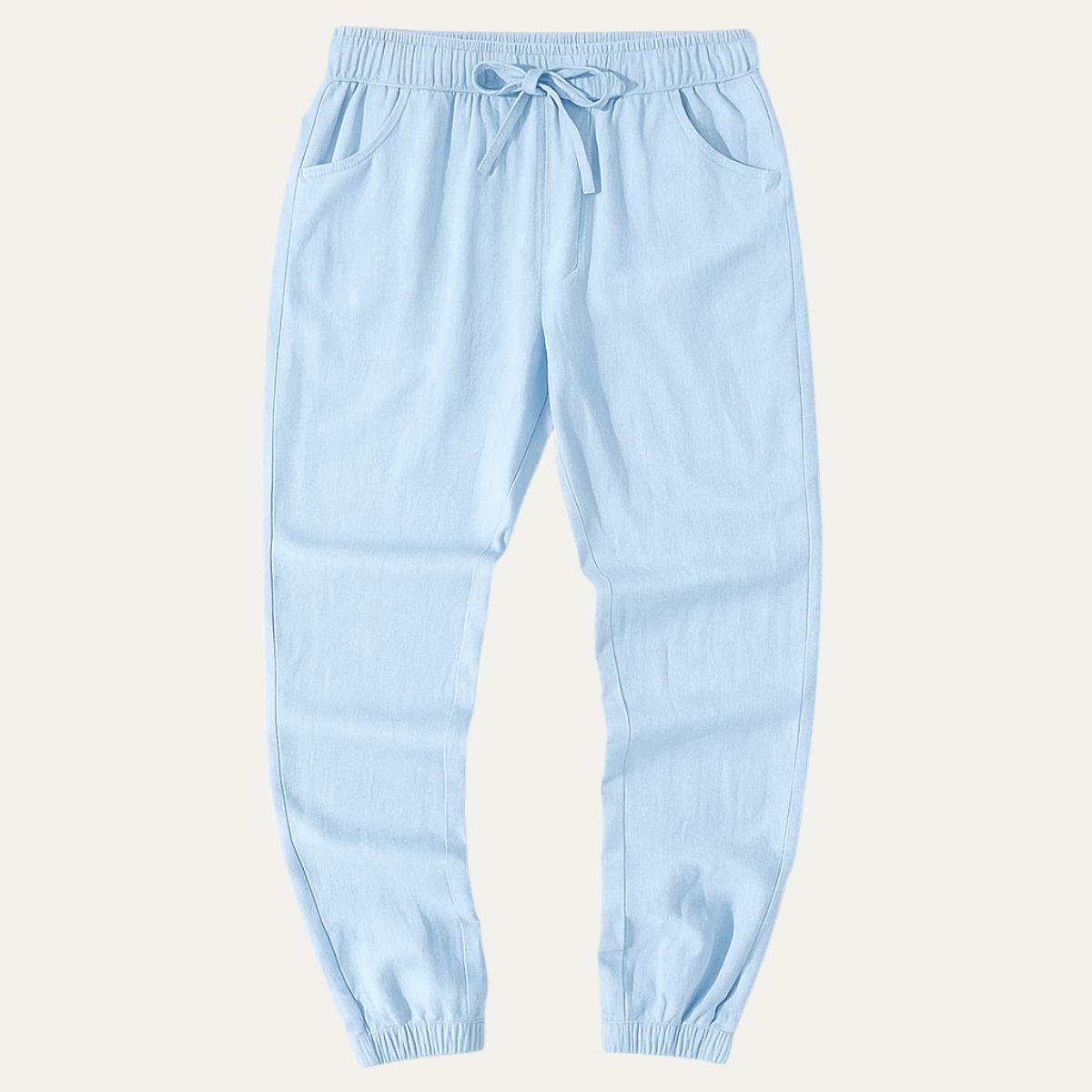 Herrjoggers med dragsko och elastiska benslut-Pant for Men-Fjallbarn