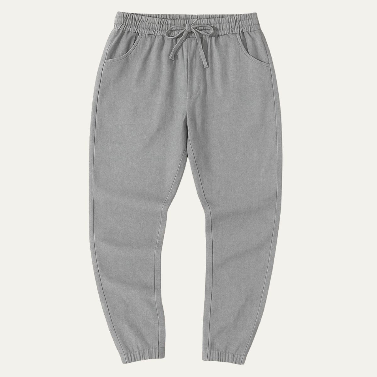 Herrjoggers med dragsko och elastiska benslut-Pant for Men-Fjallbarn