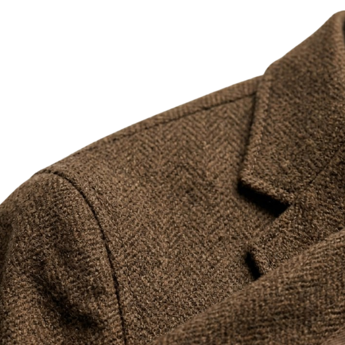 Herrkavaj i fiskbensmönstrad tweed-Jackets for men-Fjallbarn