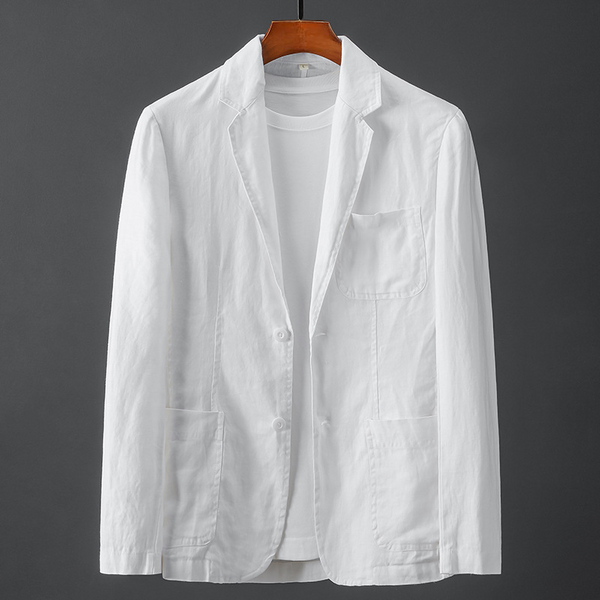 Herrkavaj med påsydda fickor-Blazer for men-Fjallbarn