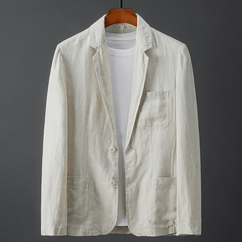 Herrkavaj med påsydda fickor-Blazer for men-Fjallbarn