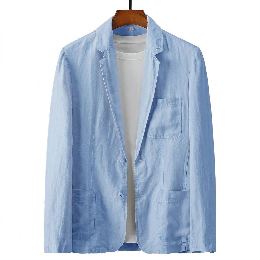 Herrkavaj med påsydda fickor-Blazer for men-Fjallbarn