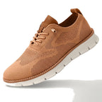 Herrpromenadskor med snörning och segmenterad sula-Footwear for men-Fjallbarn