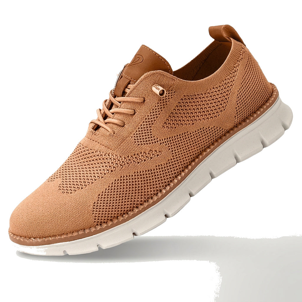 Herrpromenadskor med snörning och segmenterad sula-Footwear for men-Fjallbarn