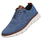 Herrpromenadskor med snörning och segmenterad sula-Footwear for men-Fjallbarn
