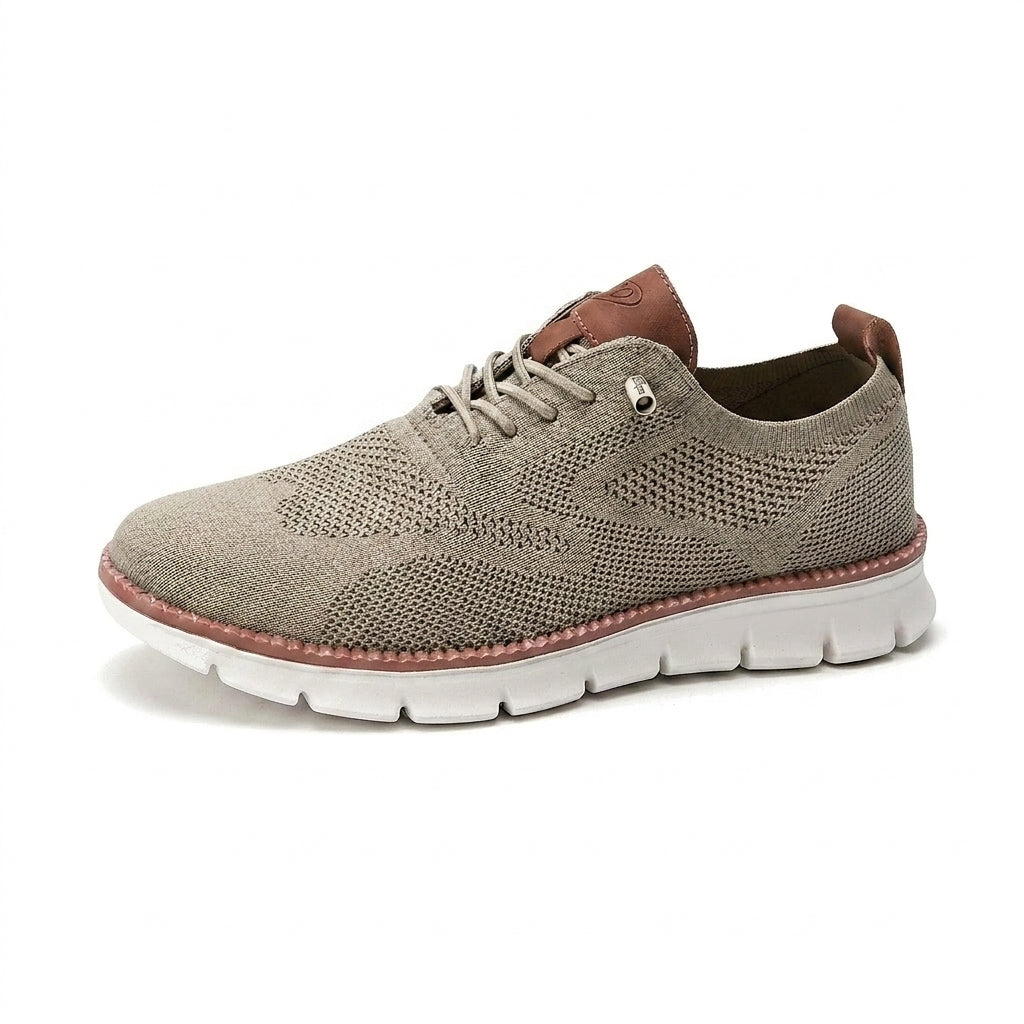 Herrpromenadskor med snörning och segmenterad sula-Footwear for men-Fjallbarn
