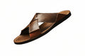 Herrsandal med öppen tå och korsade remmar-Footwear for men-Fjallbarn