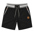 Herrshorts med dragsko och randig detalj-Shorts for men-Fjallbarn
