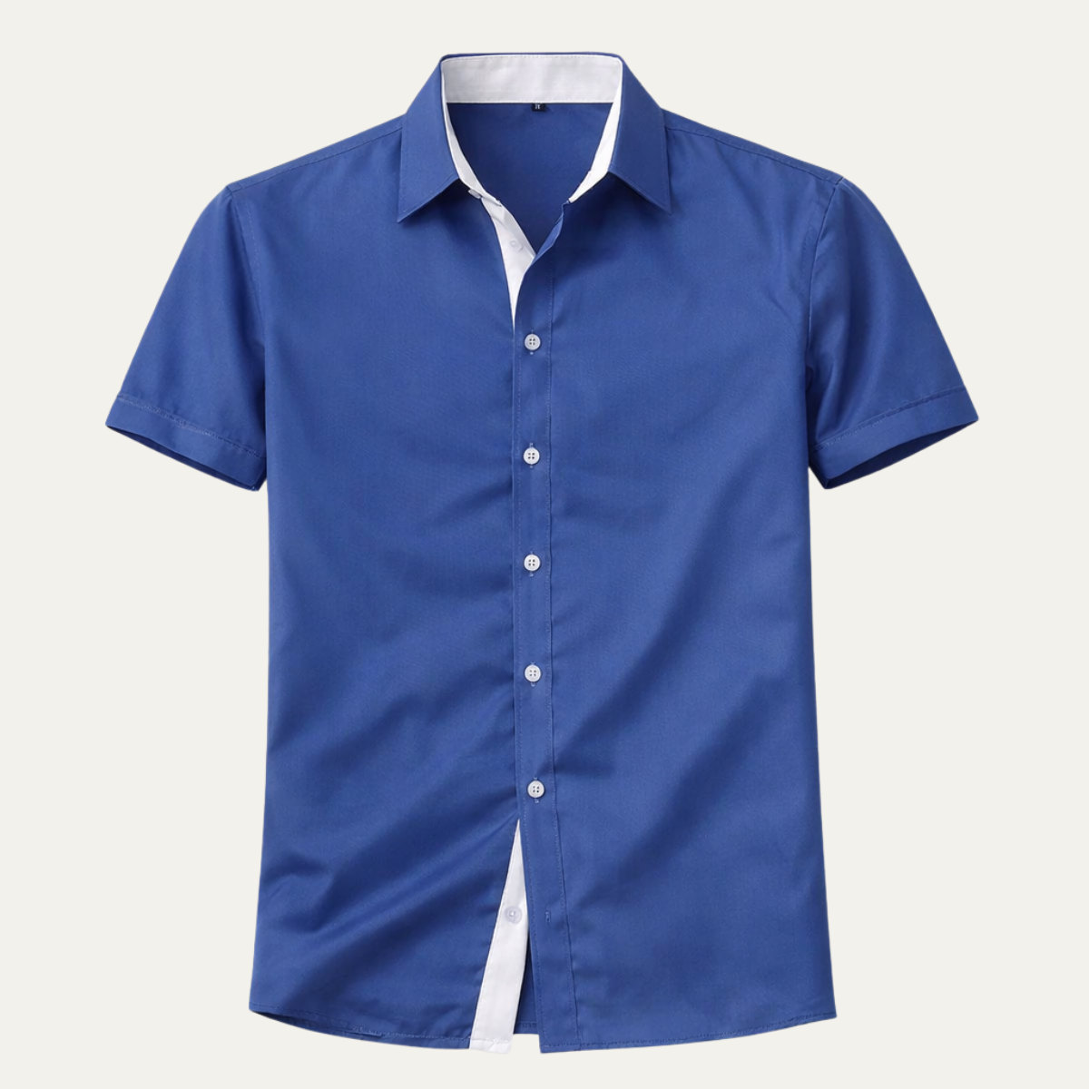 Herrskjorta med kort ärm och knappstängning-Shirts for men-Fjallbarn