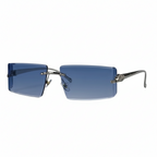 Herrsolglasögon med rektangulära linser och dekorativ skalm-Glasses for men-Fjallbarn