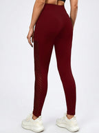 Högmidjade leggings med meshpaneler för dam-Leggings for women-Fjallbarn