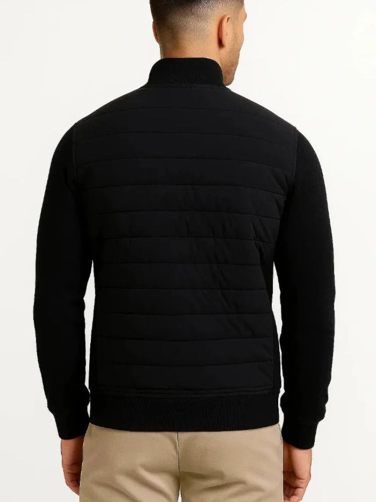 Hybrid-jacka med quiltad design för herrar-Jackets for men-Fjallbarn
