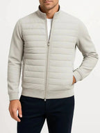 Hybrid-jacka med quiltad design för herrar-Jackets for men-Fjallbarn