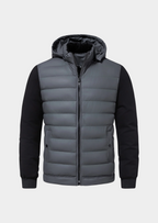 Hybrid-pufferjacka för herrar med huva-Jackets for men-Fjallbarn