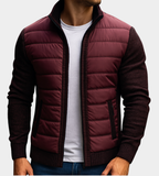 Hybridjacka för män med vadderad frontpanel-Jackets for men-Fjallbarn