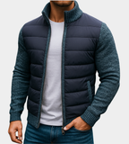 Hybridjacka för män med vadderad frontpanel-Jackets for men-Fjallbarn