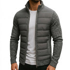 Hybridjacka för män med vadderad frontpanel-Jackets for men-Fjallbarn