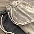 Jerseyshorts för herr med dragsko och elastisk midja-Shorts for men-Fjallbarn