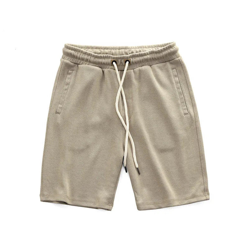 Jerseyshorts för herr med dragsko och elastisk midja-Shorts for men-Fjallbarn