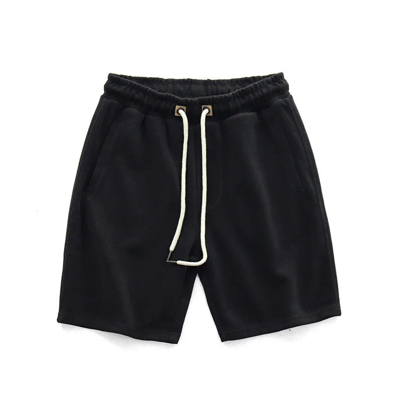 Jerseyshorts för herr med dragsko och elastisk midja-Shorts for men-Fjallbarn