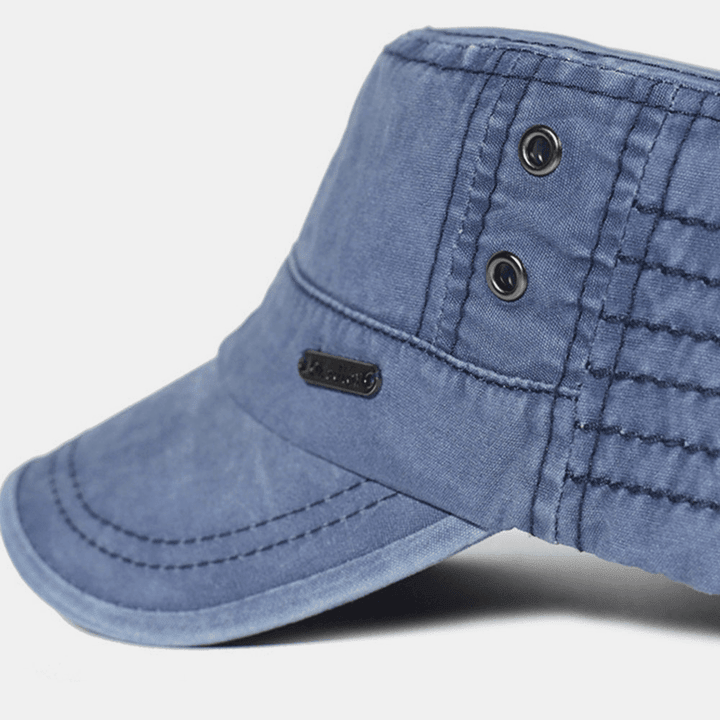 Justerbar vintage armékeps för herr-Accessories for Men-Fjallbarn